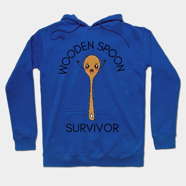 Wooden Spoon Survivor - Kawaii Hoodie by Yash_Sailani